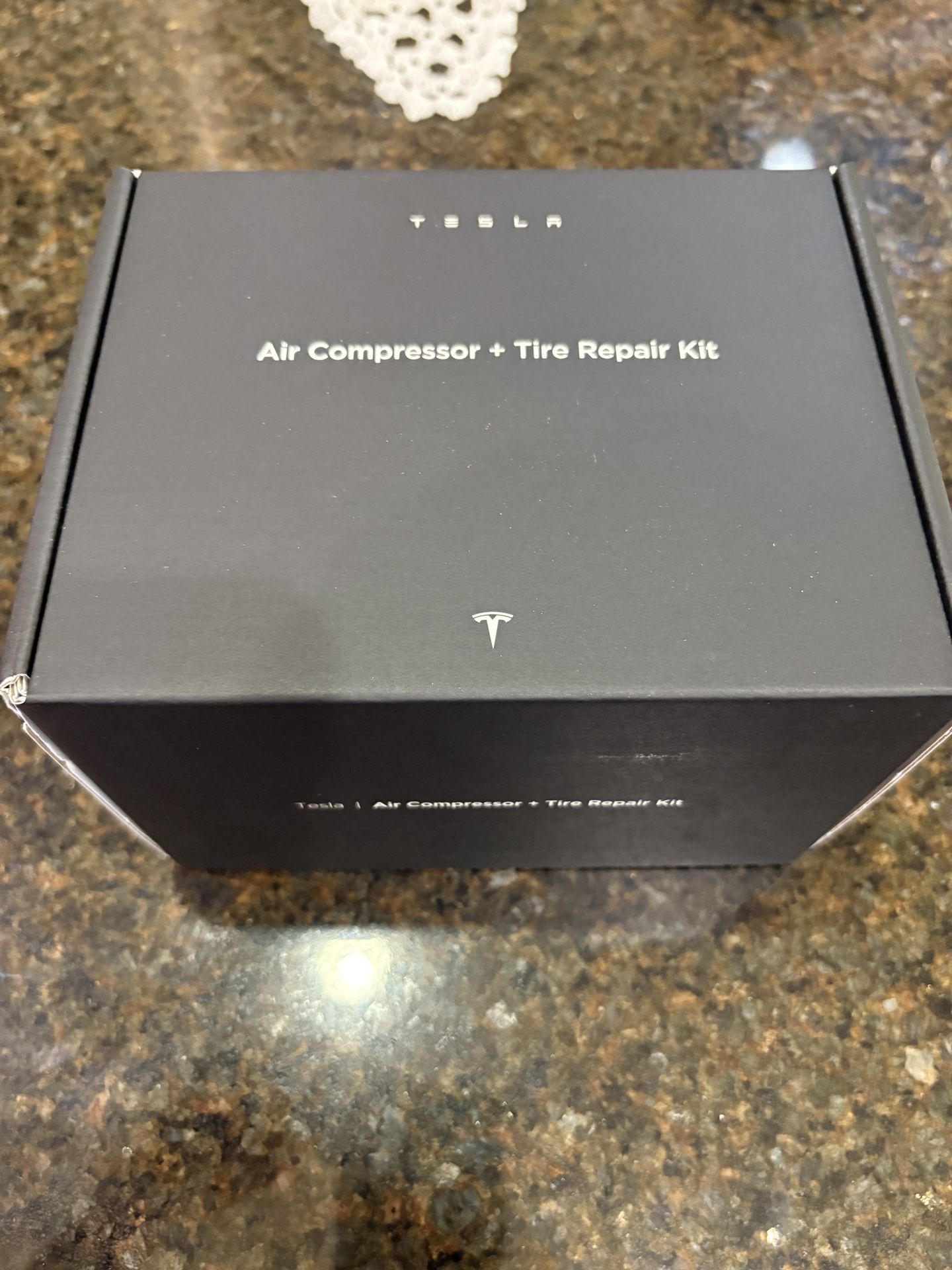 NEW Tesla Air Compressor And Tire Repair Kit