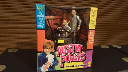 Austin Powers McFarlane Toys series 2 boxed set Dr Evil & Mini Me with Mini Mobile