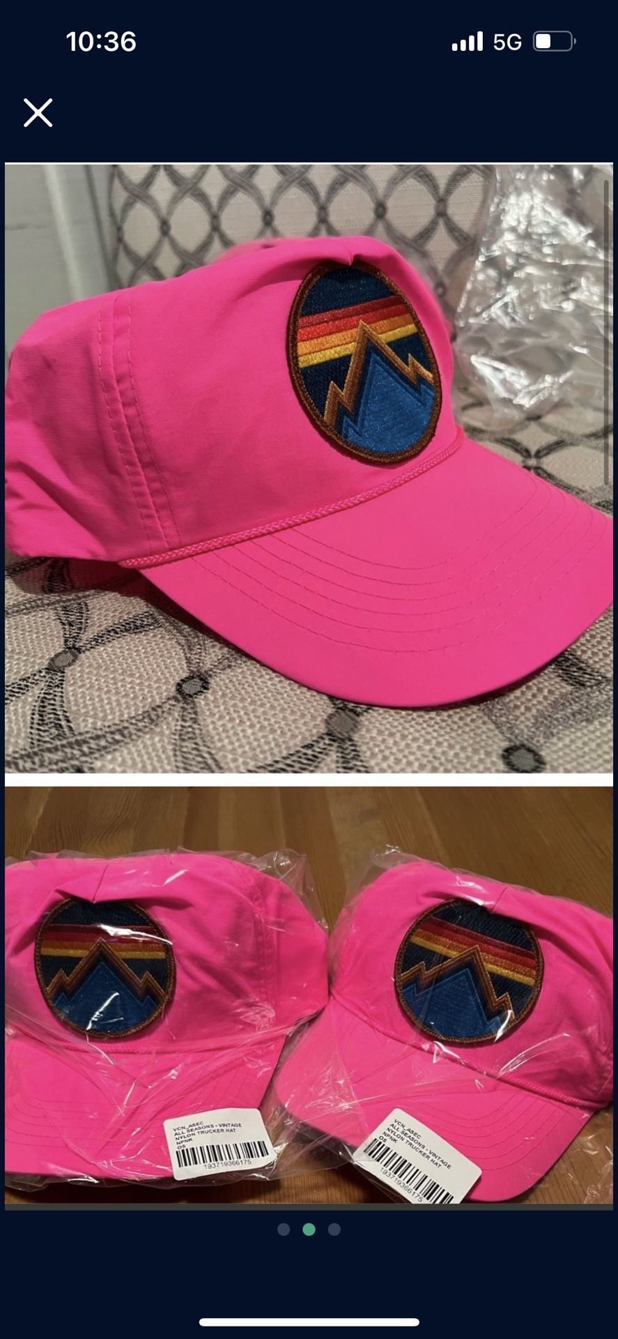 Aviator Nation Hat .pink