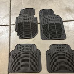 Black rubber floor mats  $20 Obo