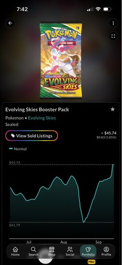 Evolving skies booster pack