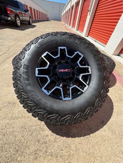 18s Chevy gmc Sierra AT4X 2500 HD 3500 Rims Rines Wheels and Tires 8x180 Oem tires