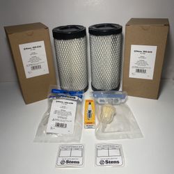 2pc Stens 100-533 Air Filter / 2pc Stens 120-436 Fuel Filter / 1pc NGK BPR2ES Spark Plug.