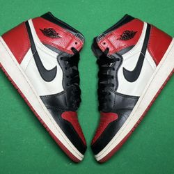 Jordan 1 Bred Toe Gs 