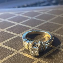 2 K Diamond Engagement Ring 
