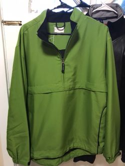 Cutter &Buck Medium runs large. Long