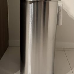 Simplehuman 45 Liter / 12 Gallon Slim Hands-Free Kitchen Step Trash Can, Brushed Stainless Steel