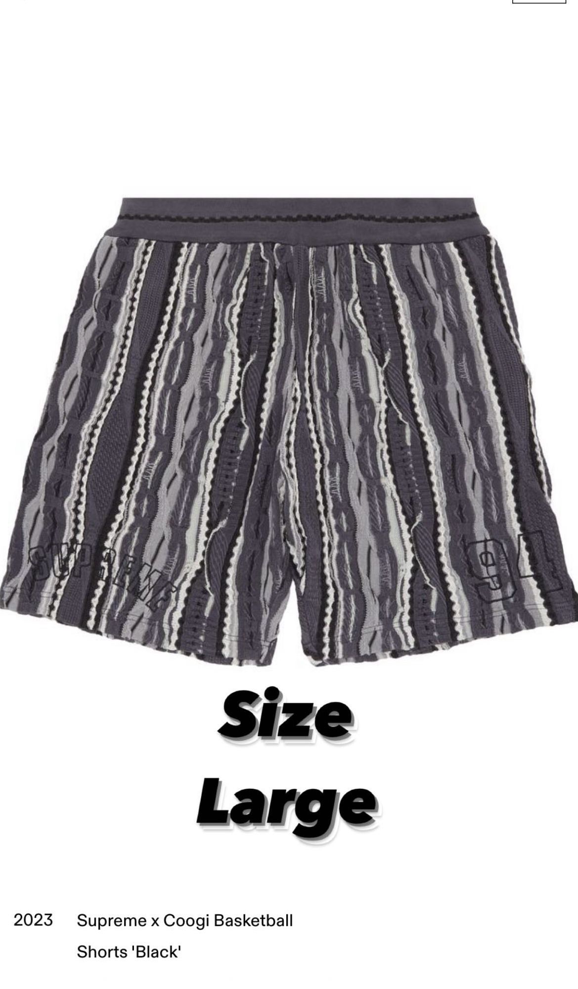 Supreme x Coogi Basketball Shorts Size Large for Sale in Elmwood