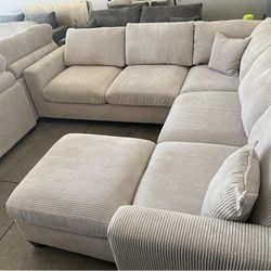 New Ivory Sectional