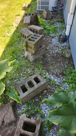 Cinder blocks
