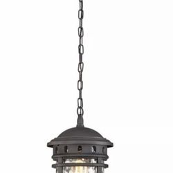 Home Decorators Collection 1- Light Black Outdoor Pendant