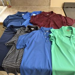 Greg Norman  Golf Polo Shirts Size L & XL