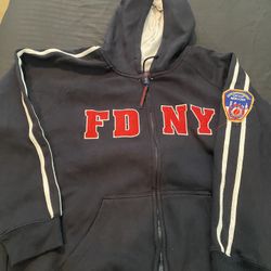 Men’s  Zip Up FDNY hoodie 