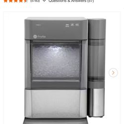 Profile Opal 38lbs. 13.5in. Daily Nugget Portable Ice Maker w/ Wi-Fi and Auto Ice Level Control - Stainless Steel Finish$420
