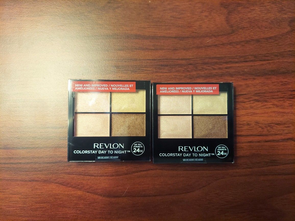 Revlon Colorstay Eye Shadow Quads - $3 Each  (Sealed)