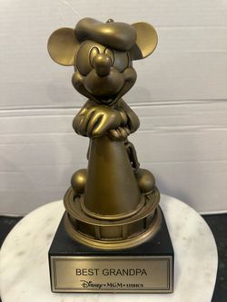 Disney Hollywood Studios Bronzed Mickey Mouse Director BEST GRANDPA  Award Statue