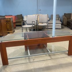 FREE delivery - Nice Glass Top Coffee Table (delivery Available, Read Details)