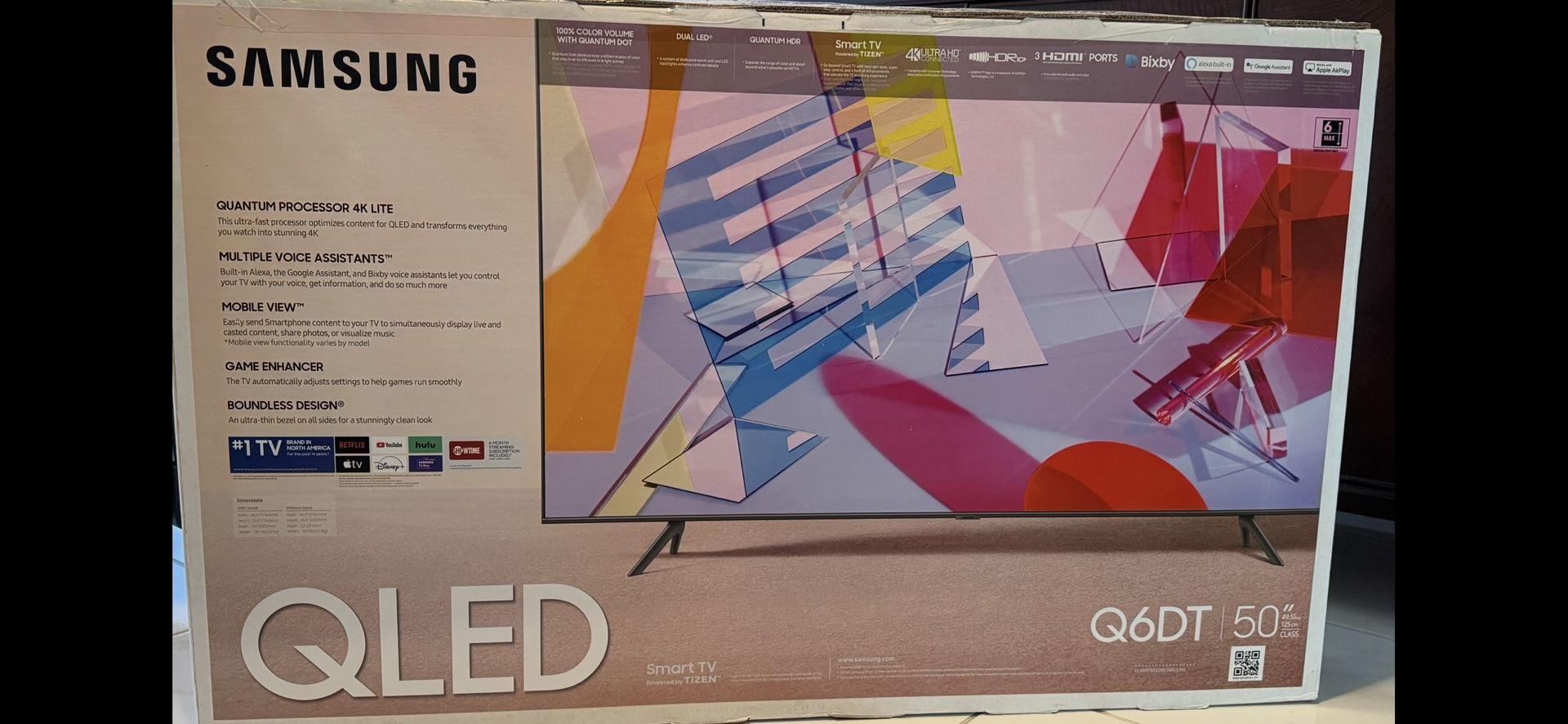 TV Samsung 50 QLED • Sealed Box