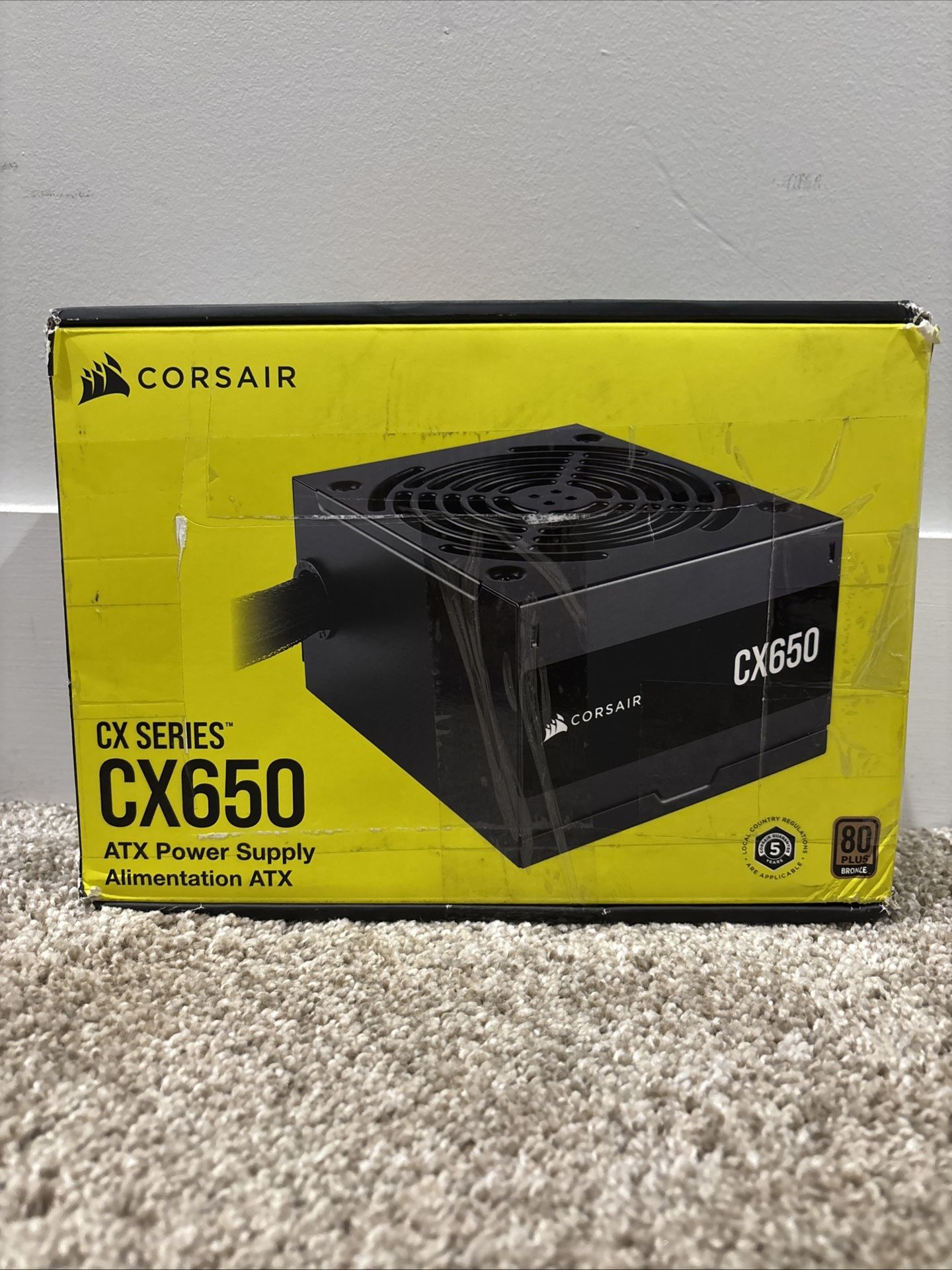 CORSAIR CX Series CX650 80 PLUS Bronze ATX Power Supply