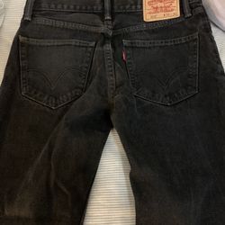 Levi 505 - W 30 L 30 Black straight fit jeans