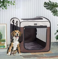 DONORO soft-sided dog kennel/crate. 