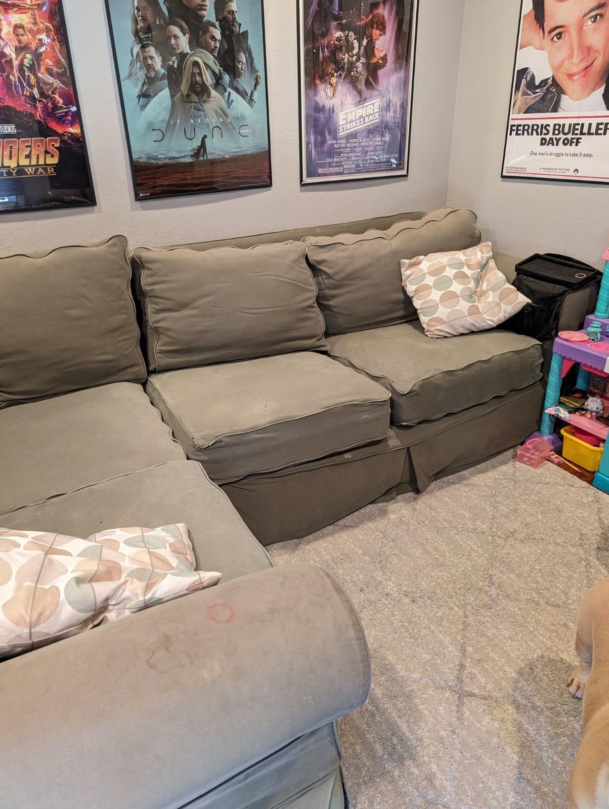Pottery Barn Couches 