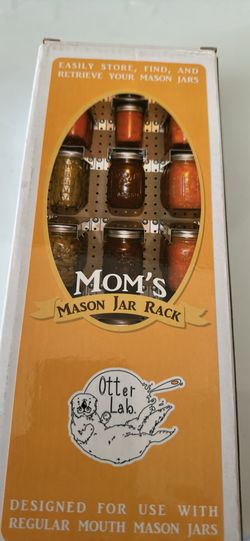Mom's Mason Jar Rack - 2 Pack - Regular Mouth Mason Jars