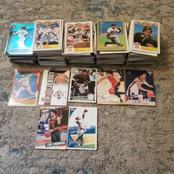Huge Lot Of Baseball, Basketball And Sports Cards