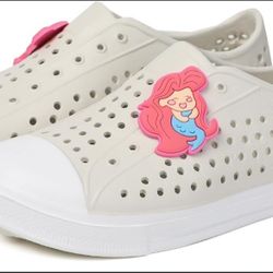 Slip-On Water Shoes with Mermaid Charm