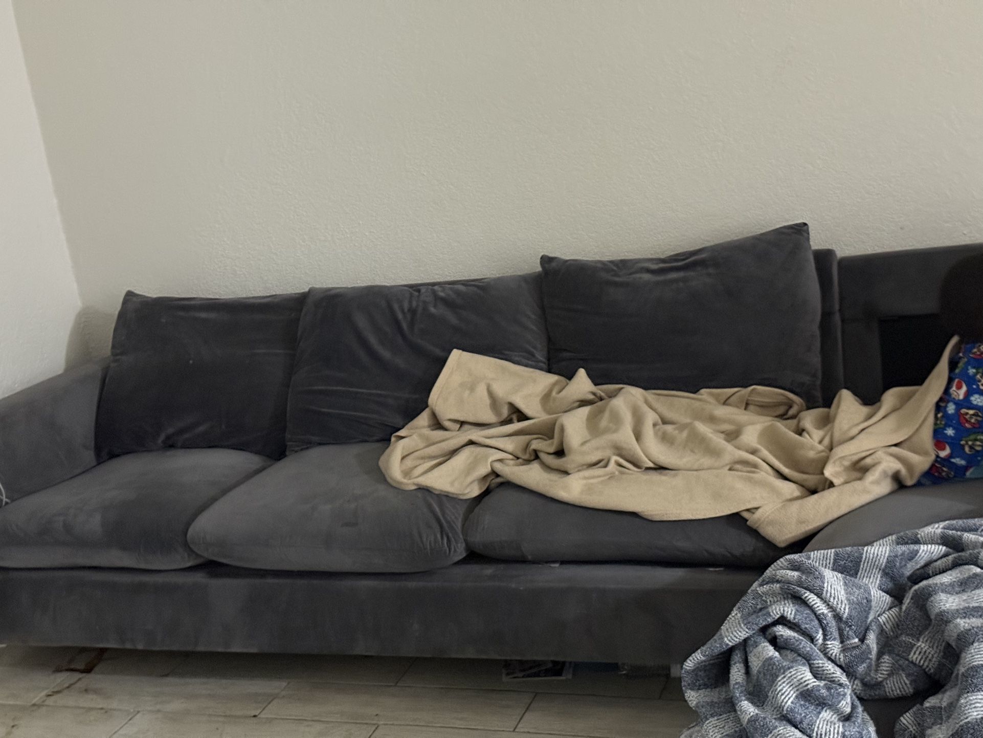 Beautiful Grey Couch