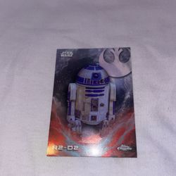 R2-D2 Topps Chrome Card 