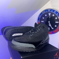 Black Cat Jordan 3 Brand New Size10