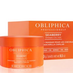 Seaberry Hair Mask Fine to Medium By OBLIPHICA Professional Routine Care New