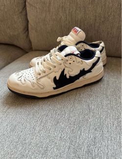 Esenes Wildfires Shoes / Navy Flames - Size 8.5