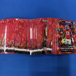 2025 Panini Prizm Draft Picks -  Red Cracked Ice Lot of 63 Cards