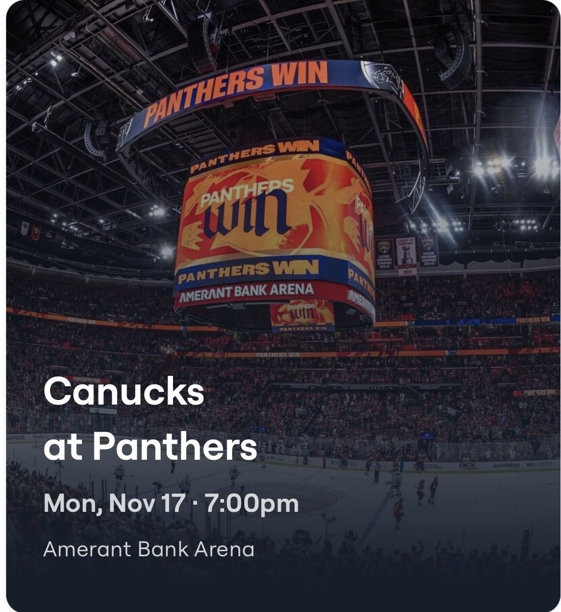 Florida Panthers v Vancouver Canucks