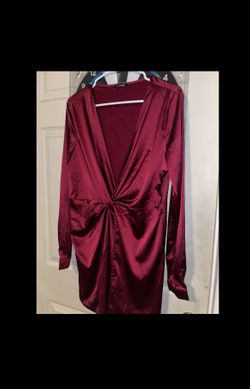 Fashion Nova satin dress