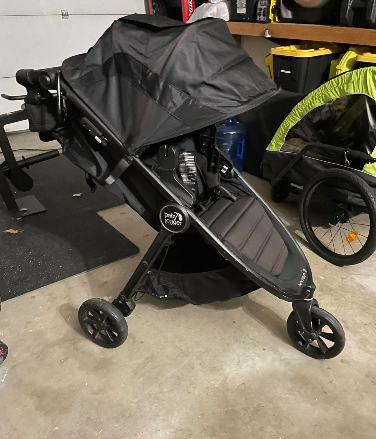 Baby Jogger Stroller Plus Baby Jogger Car Seat And Two Car Bases