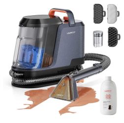 Uwant Carpet Cleaner Machine 18Kpa Portable Carpet Cleaner for Cars Couch, 2in1 Water Tank Upholstery Cleaner, Spot Cleaner with Cleaning Tools, 2.4 L