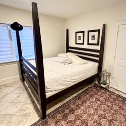 Dania Four Poster King Bed Frame - Will Deliver