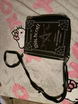 Witchcraft book bag purse