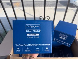 Clean Skin Club Clean Towels Original (10 Count - 6 Pack) - Brand New