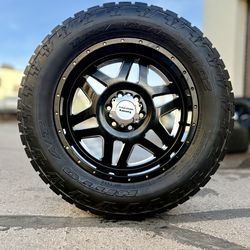 🔥 20” AMERICAN RACING RIMS & NITTO TERRA GRAPPLER G2 – 6x139.7 – READY TO INSTALL 🔥