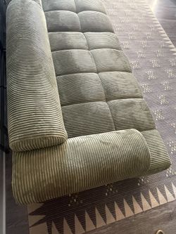 103.9” Modern Corduroy Sofa w/ Rubber Wood Legs