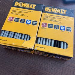 18 ga Narrow Crown Staples 2 boxes