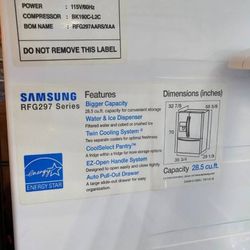 Samsung French Door Refrigerator With New Key Components 