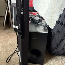 Samsung Sound Bar With Subwoofer Come With Remote