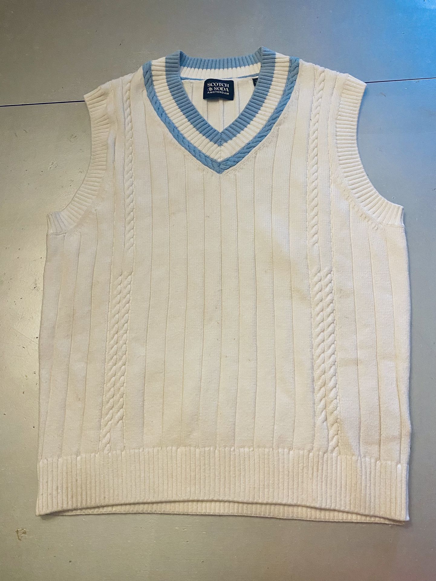 Scotch & Soda Cotton V-neck Vest