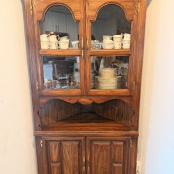 Corner China Cabinet 