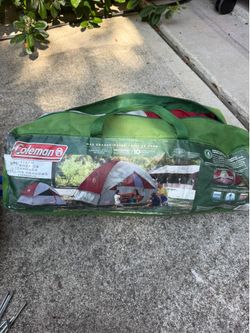 Coleman Rolling Meadows 6-Person Dome Camping Tent w/ Carry Bag